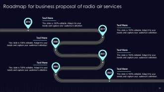 Business Proposal Of Radio Air Services Powerpoint Presentation Slides