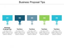 Business proposal tips ppt powerpoint presentation outline portfolio cpb