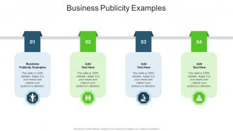 Business Publicity Examples In Powerpoint And Google Slides Cpb