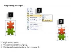 30150717 style puzzles matrix 1 piece powerpoint presentation diagram infographic slide