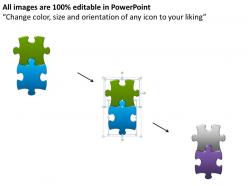 45231076 style puzzles matrix 1 piece powerpoint presentation diagram infographic slide