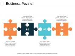 Business puzzle ppt slides influencers