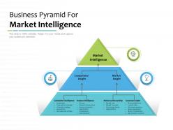 Business Pyramid For Market Intelligence