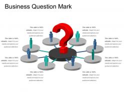 Business question mark