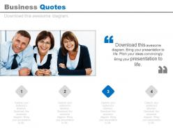 Business quotes for team management powerpoint slides