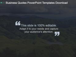 Business quotes powerpoint templates download