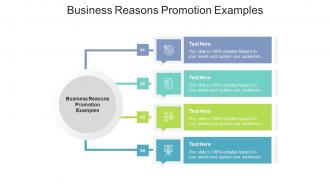 Business reasons promotion examples ppt powerpoint presentation infographics cpb
