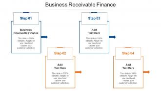 Business Receivable Finance In Powerpoint And Google Slides Cpb