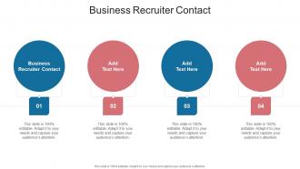 Business Recruiter Contact In Powerpoint And Google Slides Cpb