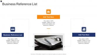 Business Reference List In Powerpoint And Google Slides Cpb