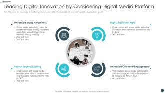 Business Reinvention Leading Digital Innovation By Considering Digital Media Platform