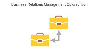 Business Relations Management Colored Icon In Powerpoint Pptx Png And Editable Eps Format
