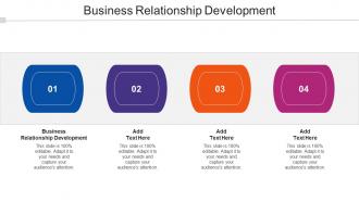 Business Relationship Development Ppt Powerpoint Presentation Outline Cpb