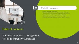 Business Relationship Management To Build Competitive Advantage Powerpoint Presentation Slides Downloadable Engaging