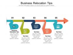 Business relocation tips ppt powerpoint presentation pictures ideas cpb