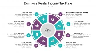 Business Rental Income Tax Rate Ppt Powerpoint Presentation Slides Background Cpb