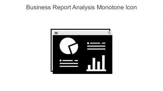 Business Report Analysis Monotone Icon In Powerpoint Pptx Png And Editable Eps Format