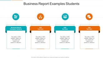 Business Report Examples Students In Powerpoint And Google Slides Cpb