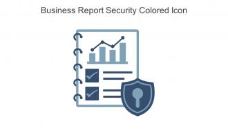 Business Report Security Colored Icon In Powerpoint Pptx Png And Editable Eps Format