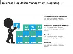 Business reputation management integrating online offline marketing acquisition strategy cpb