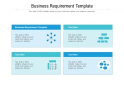 Business requirement template ppt powerpoint presentation professional styles cpb