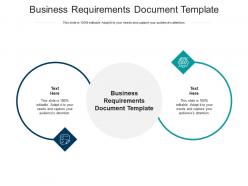 Business requirements document template ppt powerpoint presentation gallery influencers cpb
