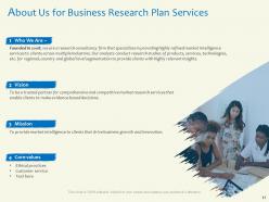 Business research plan proposal powerpoint presentation slides