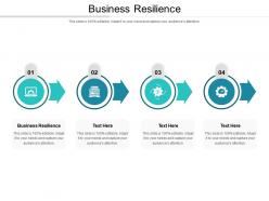 Business resilience ppt powerpoint presentation show example cpb
