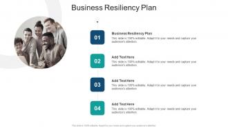 Business Resiliency Plan In Powerpoint And Google Slides Cpb
