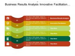 Business Results Analysis Innovative Facilitation Decision Matrix Template