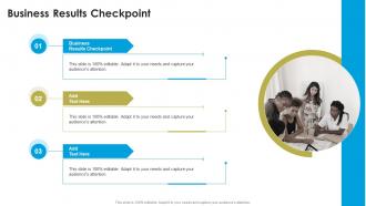 Business Results Checkpoint In Powerpoint And Google Slides Cpb