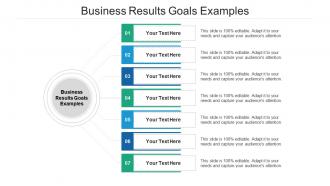 Business results goals examples ppt powerpoint presentation portfolio summary cpb