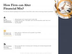 Business retrenchment strategies how firm can alter financial mix ppt gallery