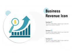 Business revenue icon
