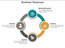 Business revenues ppt powerpoint presentation icon shapes cpb