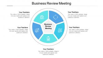 Business review meeting ppt powerpoint presentation infographics icons cpb