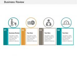 Business review ppt powerpoint presentation file deck cpb
