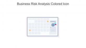 Business Risk Analysis Colored Icon In Powerpoint Pptx Png And Editable Eps Format
