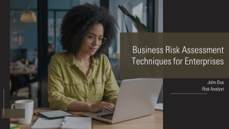 Business Risk Assessment Techniques For Enterprises PPT Graphics AT