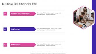Business Risk Financial Risk In Powerpoint And Google Slides Cpb