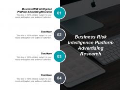 Business risk intelligence platform advertising research ppt powerpoint presentation icon microsoft cpb