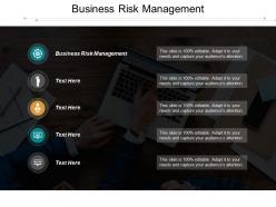 Business risk management ppt powerpoint presentation gallery images cpb
