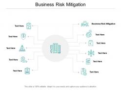 Business risk mitigation ppt powerpoint presentation summary gallery cpb