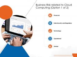 Business Risk Related To Cloud Computing Option 1 Of 2 Cloud Computing Ppt Formats