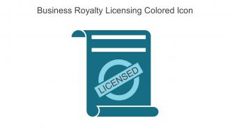 Business Royalty Licensing Colored Icon In Powerpoint Pptx Png And Editable Eps Format