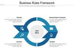 Business rules framework ppt powerpoint presentation inspiration infographics cpb