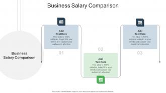 Business Salary Comparison In Powerpoint And Google Slides Cpb