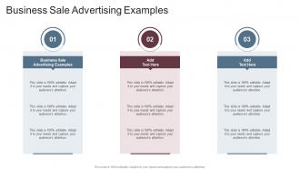 Business Sale Advertising Examples In Powerpoint And Google Slides Cpb