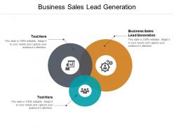 Business sales lead generation ppt powerpoint presentation model tips cpb