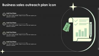 Business Sales Outreach Plan Icon